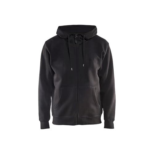 Sweat de travail zippé Blaklader 3366 noir 6XL pour artisan en chantier extérieur