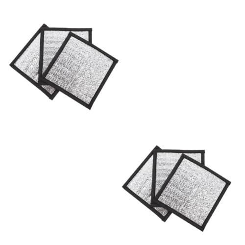 CORHAD 2sets Parrot Heating Pad Reptile Basking Platform Pet Warmer Self-Warming Mat Reptile Tank Accessories 3pcs*2