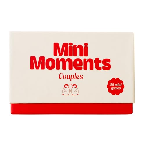 Rabble Mini Moments - 150 Couples Games and Couples Activities with Stay at Home Date Night Ideas, Perfect for Game Nights and 2 Players