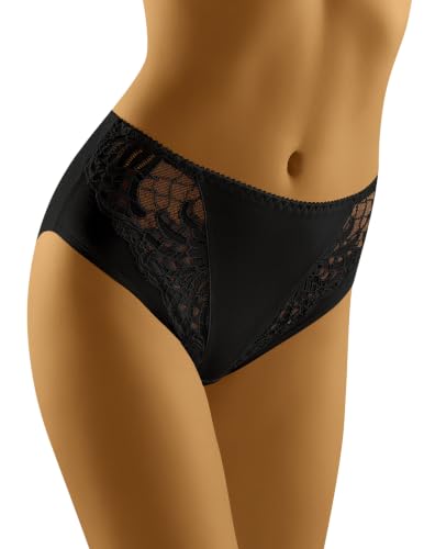 Wolbar Femmes Maxi-Slips WB51, Noir,XXL