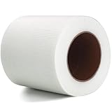 LLPT Selbstklebend Gewebeband Glasfaser-Gewebe 15 cm x 30 m Industriequalität Extra Stärke 200g Fasergewebe Schwere Reparaturband für Nahtflicken Wandriss Nahtreparatur Farbe Weiß (DRF610)