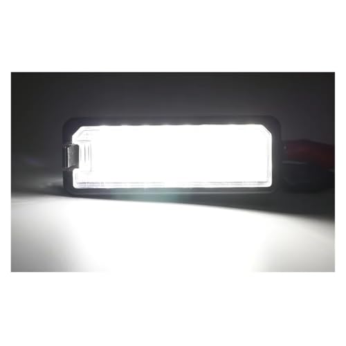Lámpara matrícula trasera coche luz LED blanca VW Scirocco EOS 5