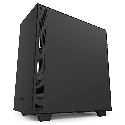 Image of NZXT H510 - Compact ATX PC Gaming Case - Tempered Glass - Enhanced Cable Management - Water-Cooling Ready - Matte Black