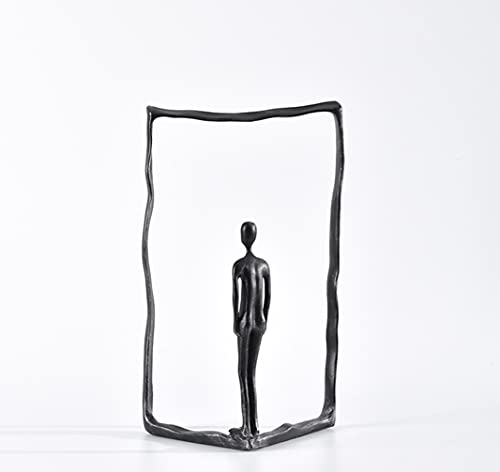 Statue art géométrique abstrait moderne : objet décoration salon et bureau - 4