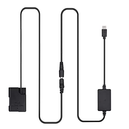Image of PD USB -C Cable to EP-5A Dummy DC Coupler EN-EL14 Repla ent for D5600 D5500 D5100 D5200 D5300 D3200 D3100 D3300 D3400 D3500 DF P7800 P7700