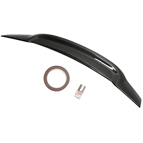 Kuafu GO-1045 Trunk Duckbill Spoiler Compatible With 2008-2014 Mercedes Benz W204 C-Class & C63 All Sedan Models Rear Trunk Lid Wing Lip Splitter Abs Plastic thumb #7