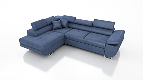 Robin Saturn Premium Ecksofa Schlaffunktion Bettkasten Verstellbare...
