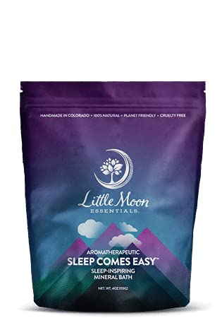 Little Moon Essentials Mineral Bath Salt, Sleep Comes Easy, 4 oz.