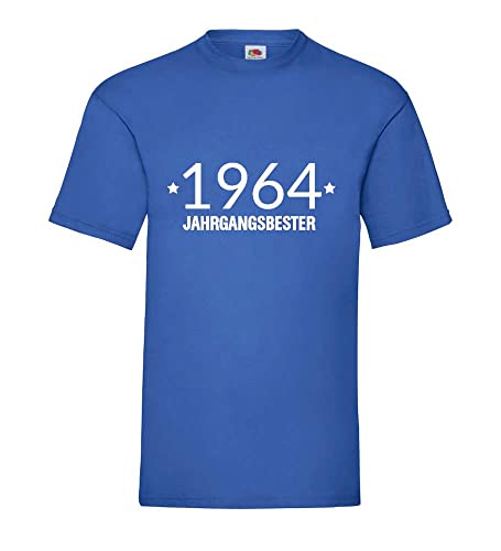 T-shirt 1964 homme bleu XXX-Large : confort et coupe ample