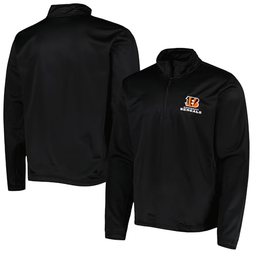 Image of Dunbrooke Men's Royal Buffalo Bills All-Star Tech Quarter-Zip Top