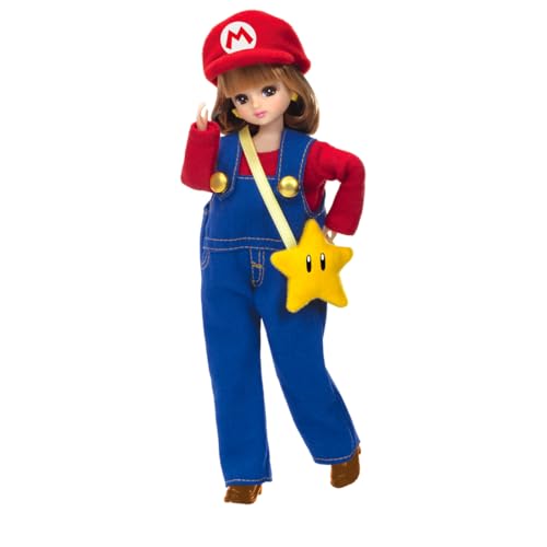 タカラトミー(TAKARA TOMY) リカちゃん ドール スーパーマリオ リカちゃん マリオスタイル 着せ替え おままごと おもちゃ 3歳以上