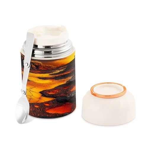 Tarro de comida aislado de 500 ml con boca ancha para sopa y alimentos calientes 2