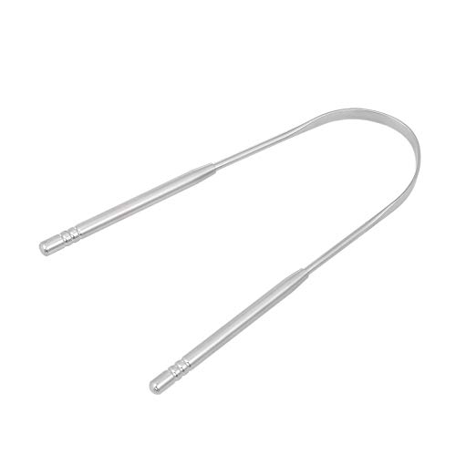 Yinhing Raspador de Lengua Limpiador de Acero Inoxidable para el Aliento Cepillo de Dientes de Lengua Recubierto para Herramientas Efectivas de Cuidado Bucal Calidad Superior Fácil de Usar Esencial