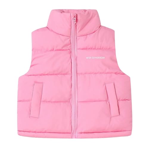 Moonker Toddler Winter Puffer Jacket Warm Comfy Lightweight Padded Vest Baby Girls Boys Cute Bear Ears Hood Outerwear3