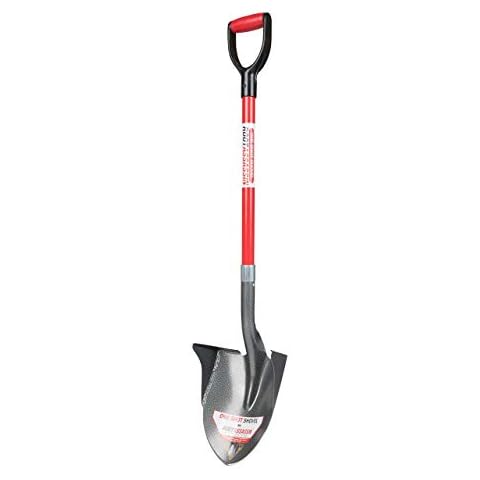 ROOT ASSASSIN One Shot Garden Shovel (43" D-Handle) - Holds More Than The Average Shovel, Back Wings Keep Dirt from Spilling Off The Back, Best for Yard Work, Gardening, Digging, Treasure Hunting Cover