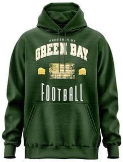 Property of Green Bay Football Hoodie for Men Women, Cheese Head Green Bay Football Top