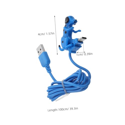 Cable de carga tipo C con diseño de perro divertido y elegante 2