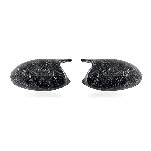 Couverture de rétroviseur aspect carbone premium pour habitacle extérieur E81 E90