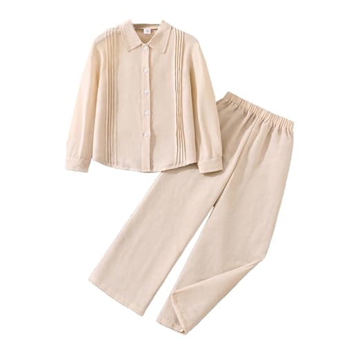 Survêtement de sport pour fille avec chemisier et pantalon large décontracté