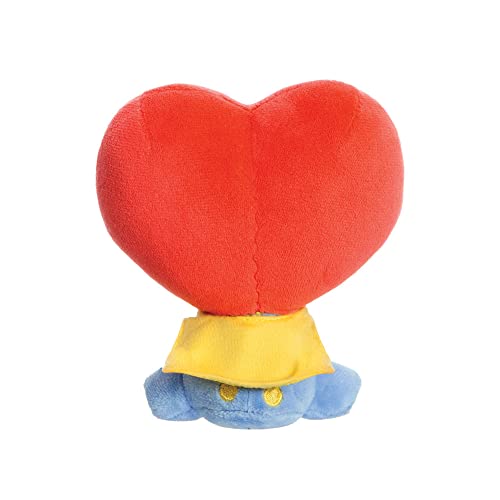 Aurora, 61481, BT21 Official Merchandise, Baby TATA sitzend, 13cm,Blau/Rot
