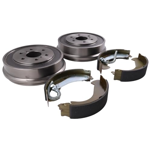 Czomoizc Rear Brake Drum and Brake Shoe Kit Compatible with Chevy GMC Silverado 1500 2005-2008 1500/1500HD Classic 2007 Sierra 1500 2005-2008 1500/1500HD Classic 2007 by Czomoizc - Used condition - Image 5