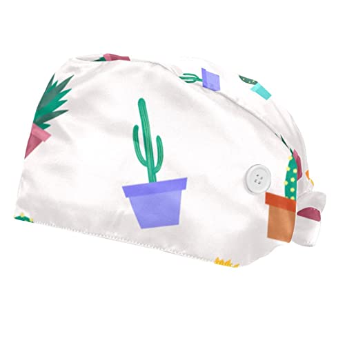 Casquette pour hommes femmes cactus couvre-chef de cuisine et soin