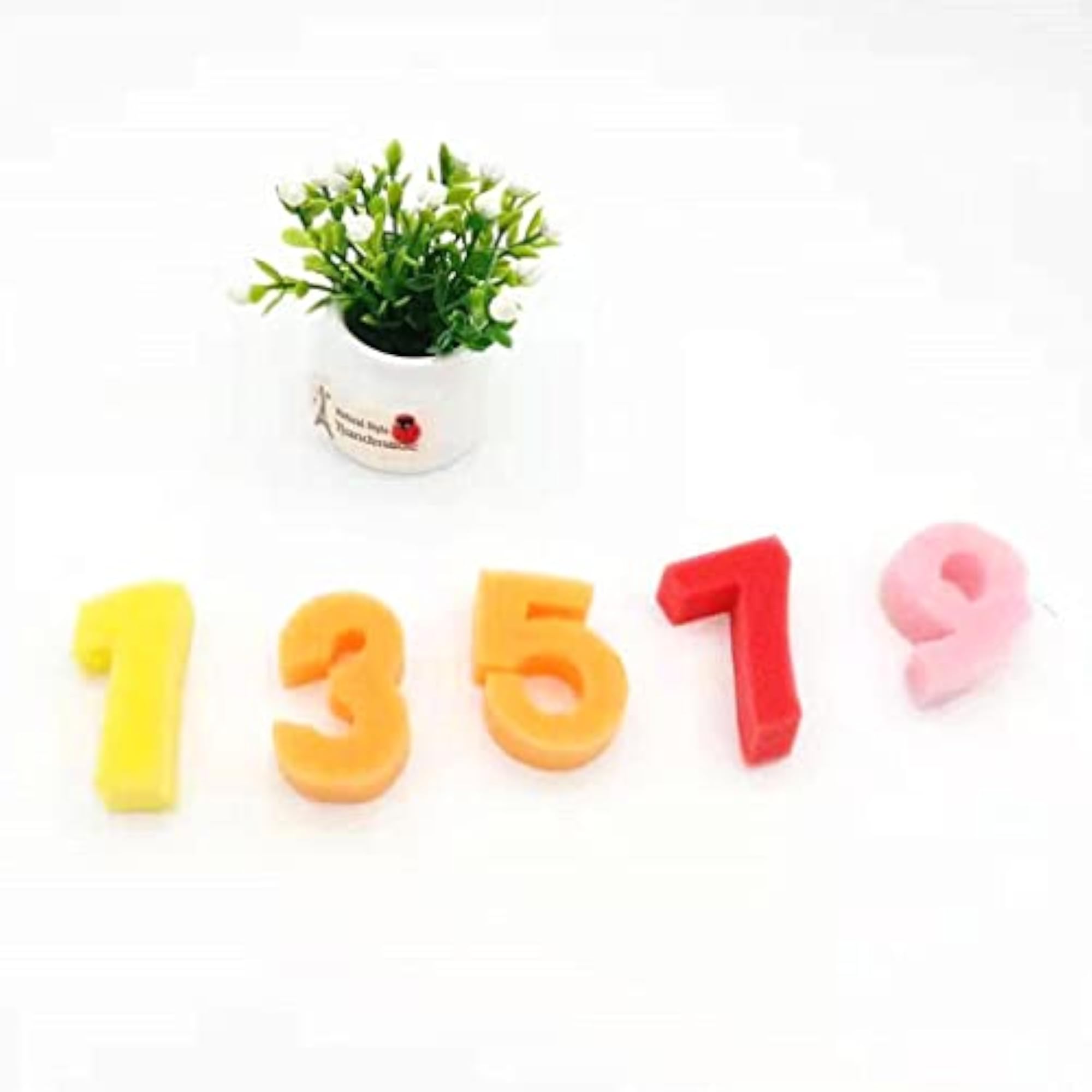 36x Number 0-9 Letters Sponge Finger Drawing Toy