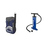 Sevylor Tragetasche Quikpak, dunkelblau/grau (90 x 44 x 33 cm) & 2000019887 manuelle Luftpumpe, blau, 2 x 2 Liter (46 x 22 cm)