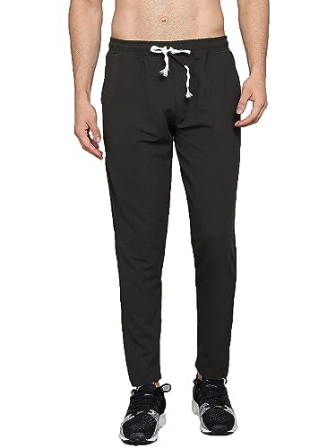 Image of Polyester Men's Joggers Regular Fit Stretchable Track Pant | Stylish Pajamas for Gym, Yoga and Running | Pack of 1 | Stretchable & Light Weight Jogger | Track Pants for Men