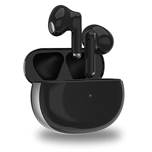 Wireless Earbuds,Bluetooth 5.2 Touch Control Built in Mic Ear Buds Noise Cancelling Air Buds Headphones with 40Hrs Charging Case Waterproof Deep Bass Headset for iPhone Samsung Android (Black-b)