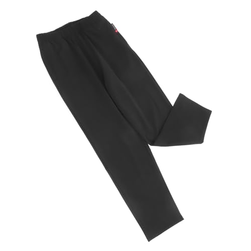 Pantalon Chef Homme Noir XL VICASKY en coton respirant pour cuisine