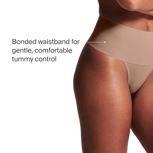 SPANX Supersmooth Undie-tectable Thong for Women, Invisible No-Show Thong Underwear with Comfortable Core Control