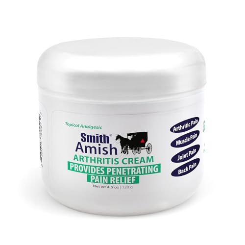 Smith Amish Arthritis Cream. Soothing and Cooling. 4.5 oz jar