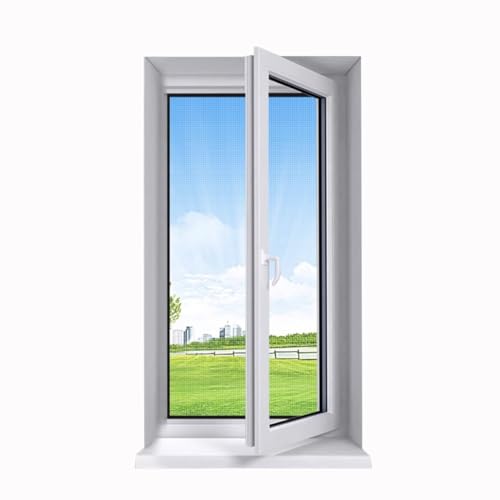 60x80cm Black Micro-Mesh Window Screen - Dust & Pollen Filter for Allergy Sufferers