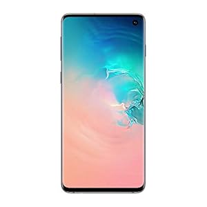 Samsung Galaxy S10 Smartphone, pantalla 6.1″, 128GB ampliable, Dual SIM, White [Versión Español] (Reacondicionado)