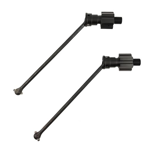 Heavy Duty CVD Drive Shaft & 10mm Wheel Hex Set for 1/5 X-MAXX 8S (Black)