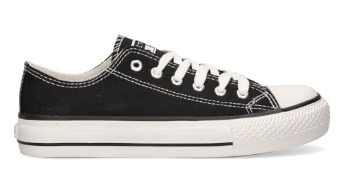 Etika 52413 Negro Deportiva Lona Doble Suela Doble