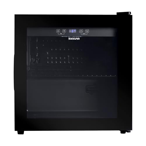 Cervejeira Suggar 48L 127V Preta com Porta de Vidro
