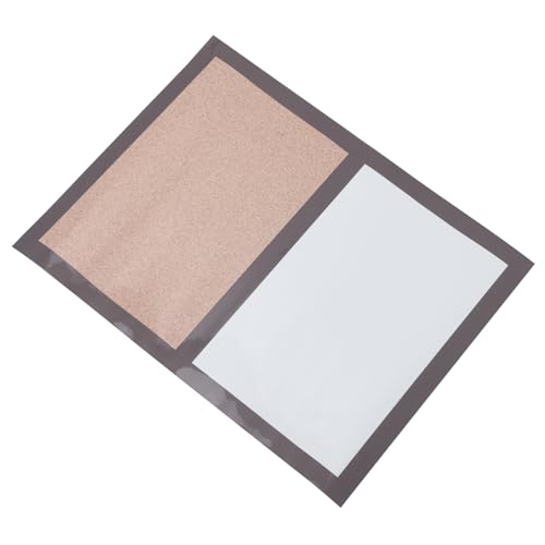 HONMEET Tablero Combinado Pizarra Corcho Autoadhesivo para Pared Multifunción para Oficina Aula y Superficie Resistente Rayaduras y Fácil Instalación