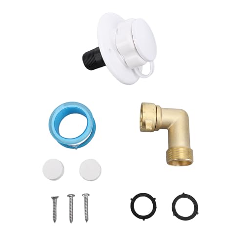 Conector de llenado de agua de viaje para remolque con diseño resistente a 90 grados