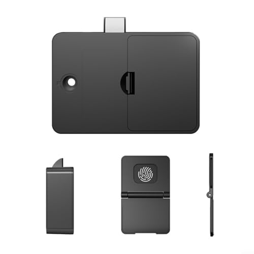 Cerradura Inteligente Invisible Sin Llave Para Acceso RFID Y NFC Adecuado Para Armarios, Cajones, Buzones, Taquillas, Muebles Con 9 x 4 x 7 cm