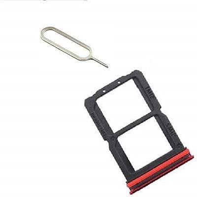 BringUAll Replacement Sim Tray Holder Compatible with Oneplus 7 Red