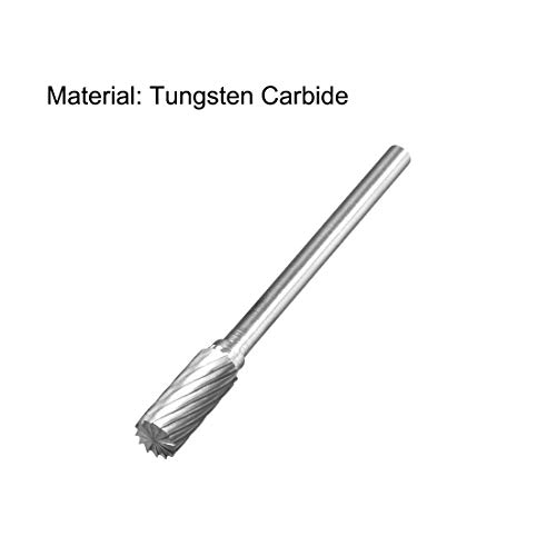 Fresa rotativa de carburo tungsteno 5mm cilindro radio uxcell miniatura 3