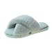 HUSHUI Zapatillas Peluche AlgodóN Suave Rosa,Pantuflas Pantuflas, Gamuza Interior Ocio algodón-Verde_40-41,Al Agua Interior Casa Caliente Slippers