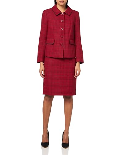 Women's One Button Blazer & Skirt, 2pc Set