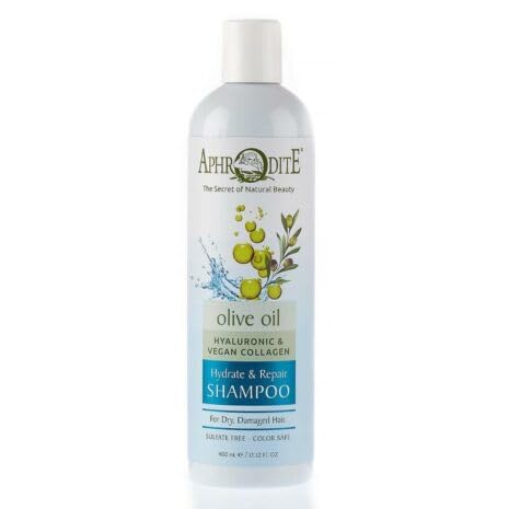 Aphrodite Olive Oil Hydrate & Repair Shampoo, 16 fl oz, Color-Safe