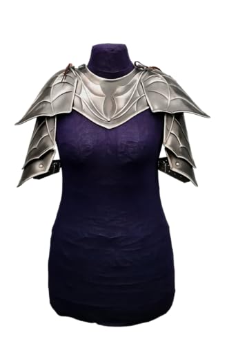 NauticalMart Medieval Dragon Shoulders, Pair of Blackened Spaulders LARP Fantasy Shoulders for LARP Cosplay Ren Faire Costume
