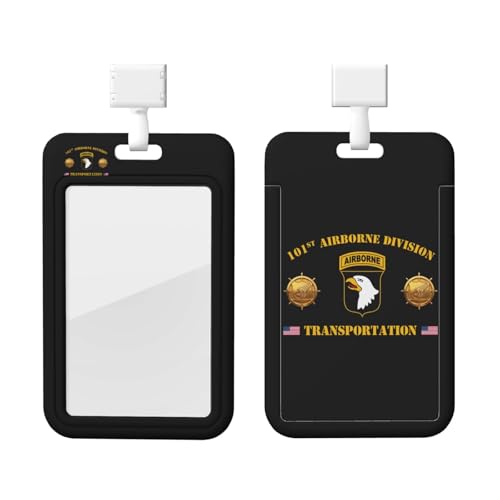 101st Airborne Division Transportation Eco-Friendly Abs Vertical Id Badge Holder