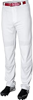 Rawlings mens Straight Rawlings Men s Semi Relaxed Pants Medium White, White, Medium US