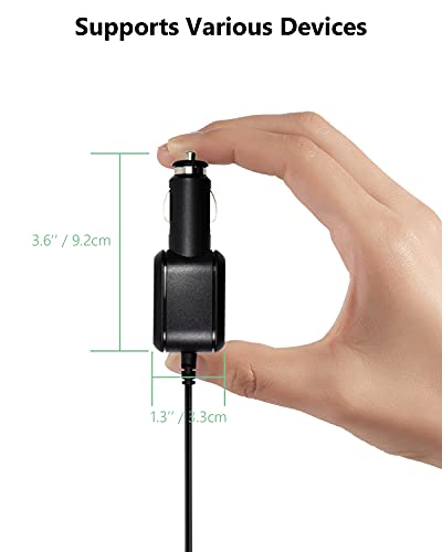 Sdvdvc DE-CABLE-23H-208 Car Charger Adapter For Portable Dvd Player, 6 Ft New Replacement Cigarette Lighter Power Cord Charger thumb #4